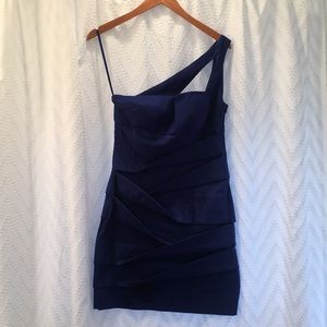 WORN ONCE! Cobalt Blue Cocktail Dress